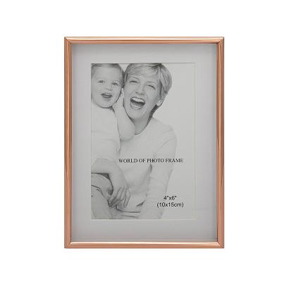 China Deep Photo Frame Rose Gold Picture Frame Silver Plated Shadow Box Photo Frame for sale