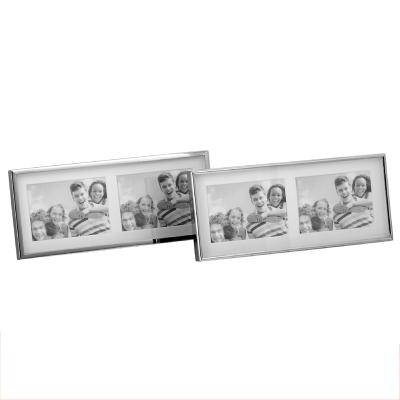 China Double Deep Picture Frame Picture Frame Photo Frame Silver Plated Shadow Box Photo Frame for sale