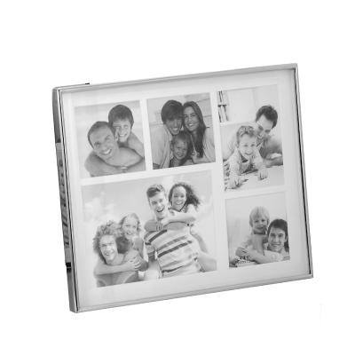 China Deep Metal Picture Frame Iron Photo Frame Silver Plated Shade Glass Box Frame for sale