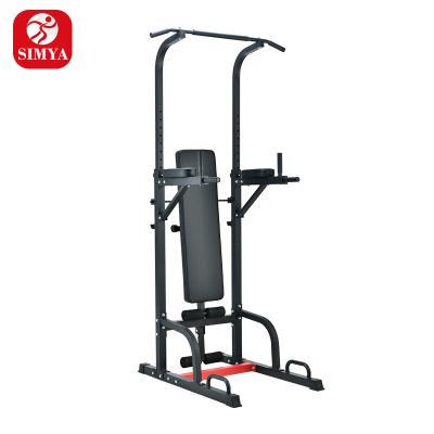 China Universal Adjustable Pull Up Bar Fitness Tool Power Tower Good Quality Indoor Strength Fitness Home for sale