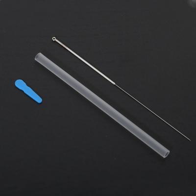 China Sterile Body Alloy Handle Acupuncture Needles With Guide Tube for sale