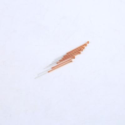 China Body 1 In Acupuncture Needle 0.16x7 Mm Copper Needles For Acupuncture for sale