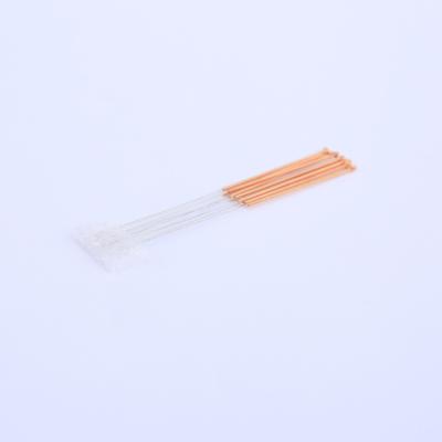 China 1in Body Foil Wrapping Disposable Sterile Cooper Handle Acupuncture Needles for sale