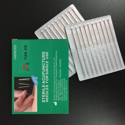 China TX-pz170 Handle Acupuncture Needles Needle Sterile Reliable and Cheap Disposable Copper Huanqiu for sale