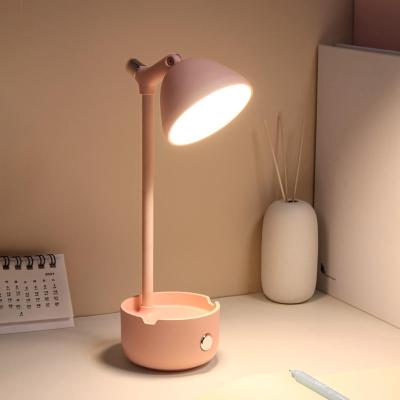 China YIZHI Modern Stepless Usb Rechargeable Led Desk Light Color Dimming Eye Protection Study Reading Lamp For Bedroom Office Table Lamp for sale