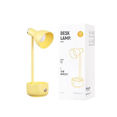 China YIZHI Modern Simple Style LED Desk Lamp Adjustable Home Smart Reading Portable Study Learning Table Lamp for sale