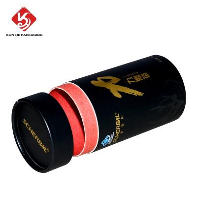 China Logo Customized Eco Friendly Kraft Paper Recyclable Made Coffee Flower Tea Gift Tube Recyclable Cylinder Packaging Boxes for sale