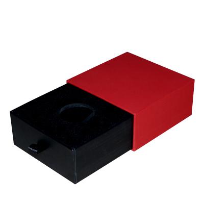 China Recyclable Luxury Paper Box Jewelry Watch Belt Hard Packaging Ring Rigid Drawer Boxes Gift Packaging for sale