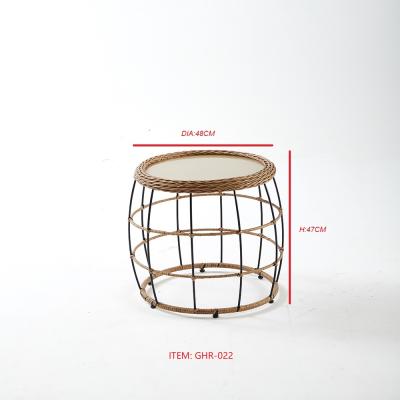 China (Size) Best Selling High Quality Adjustable Natural Rattan Bamboo Coffee Table Round Table Bamboo Side Table From Vietnam for sale