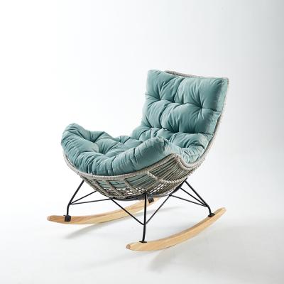 China Outdoor (Size) Quality Assurance Wicker Chair Adjustable Original Design Rock Rattan Chair for sale