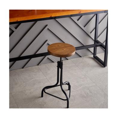 China American Style Bar Chair Bar Table and Chairs (Height) Good Quality Swivel Adjustable Counter Height Barstool for sale