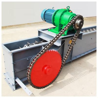 China Heat Resistant Chain Conveyor Machine Drag Chain Conveyor For Powder Scraper Chain Conveyor for sale