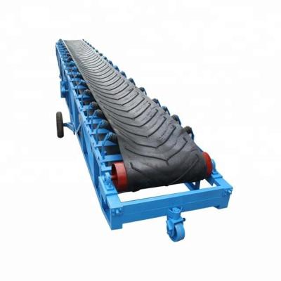 China ISO Approved China Mobile Belt Conveyor Belt Conveyor Belt Heat Resistant Diesel Mobile Rubber Belt Conveyor for sale