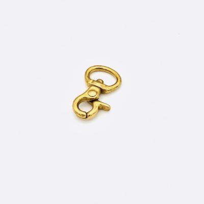 China Durable.attractive Metal Snap Hook Swivel Lobster Clasp Solid Brass Material Hook for sale