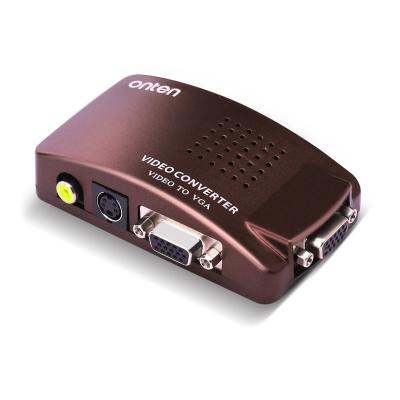 China Video Output Laptop VGA TV Compound Signal Converter S-Video AV RCA To Mini Online for sale