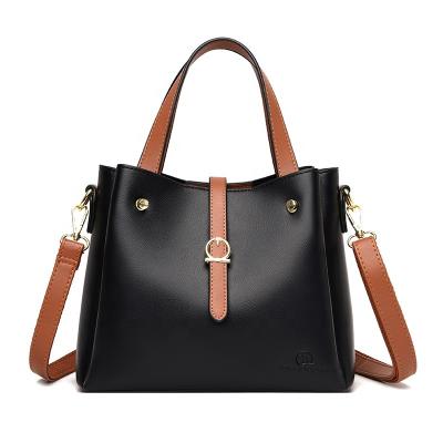 China Vintage New Arrival Autumn Winter Waterproof Leather Women Handbag With Shoulder Strap for sale