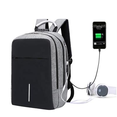 China With USB wholesale waterproof reflective anti theft smart laptop backpack bag for men and women for sale