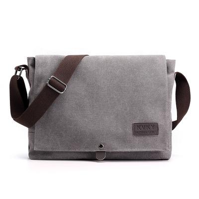 China High Quality Autumn Custom Leisure Canvas Messenger Waterproof Shoulder Cross - Body Bag For School for sale