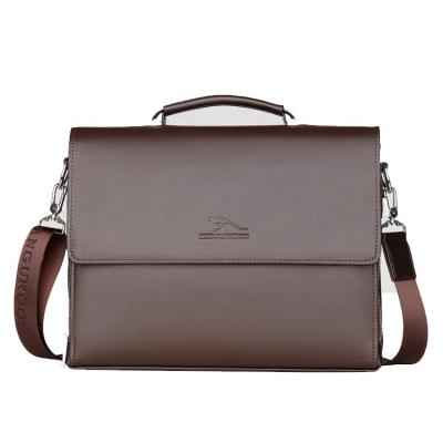 China High Quality Waterproof Travel Messenger Shoulder Hand Bag Men Leather Waterproof Custom Luxury Briefcase for sale