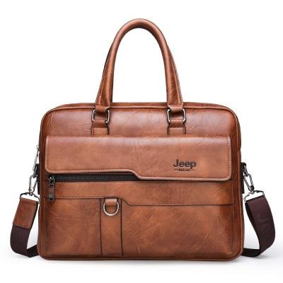 China Business 14 Inch Mens Waterproof Custom Messenger Laptop Bag Travel Business Briefcase for sale