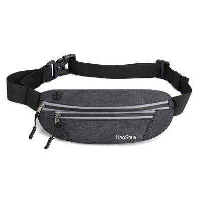 China Fanny Pack Men Custom Women Waist Pack Outdoor Wear-Resisting Reflective Waterproof Bag For Fitness for sale