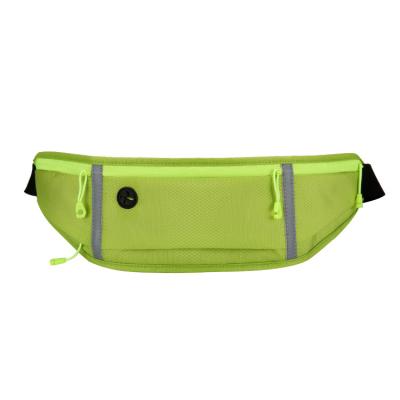 China Wholesale Wear-Resisting Waterproof Fanny Pack Sports Trainer Running Belt Reflective Waist Bag for sale