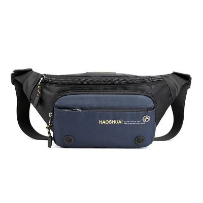 China New Design Leisure Waterproof Wear-Resisting Men Waist Pouch Custom Fanny Pack Bag for sale