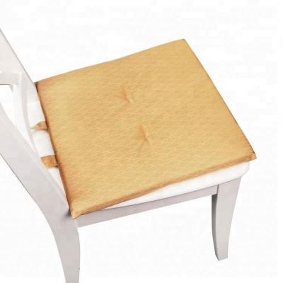 China Cooling Multiple Styles Soft Yellow Cotton Sofa Chairs Seat Cushion Square Seat Non-Slip Dining Chair Pads Cushion for sale