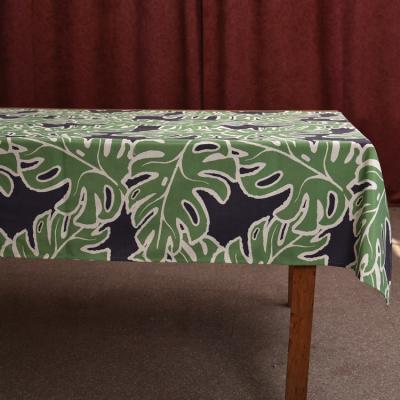 China Modern ODM printed design tablecloth cover made of polyester fabric used for outdoor tablecloths for sale