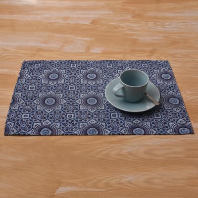 China Modern dining table krokodil lederen place mats sets polyester place mat macrame baby silicone place mat for sale