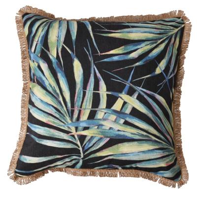 China Chinese Decoration Supplier Exclusive Design Pillows Leaves Cushion Woven Tile Garden Cushions for sale