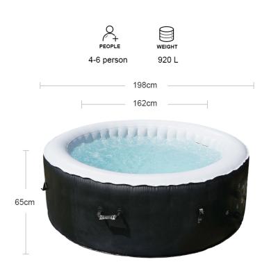 China Easy installation; NEOKUDO Custom Made Outdoor Inflatable Hot Tub Spa Family Garden Spa Tub Relax Outside Inflatable Hot Tub 2/4/6 Person Spa Swing Pool for sale