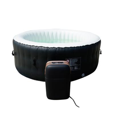 China Easy installation; hot tub hot tub color strength and durability color hot tub round shape outdoor inflatable popular luxury spa massage hot tub customized hot tub for sale