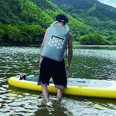 China Insulated Waterproof Cooler Cylinder Office Backpack Cooler, 500D PVC Dry Backpack, Camping Paddling Beach Insulated Cooler Backpack for sale