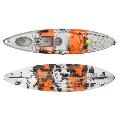 China Kayak With High Seat 2022 Popular Design Customized Color Canoe / Single Kayak Fishing Kayak LDPE Sit On Top Kayak With Accessory for sale