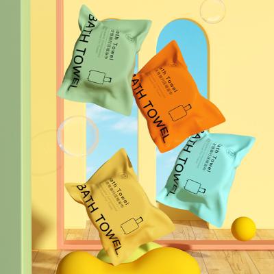 China Custom Made 4 Kinds Safe For Skin Friendly Children With Strong Water Absorption Bath Towel Hotel Disposable Bath Towels for sale