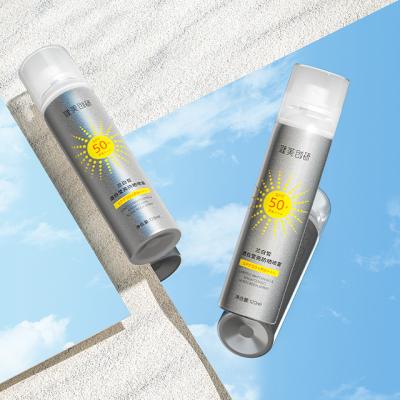 China Whitening Private Label In Stock Sunscreen Spray 120ml Whitening SPF50 PA+++summer Mild All People Facial UV Protection Factory Wholesale for sale