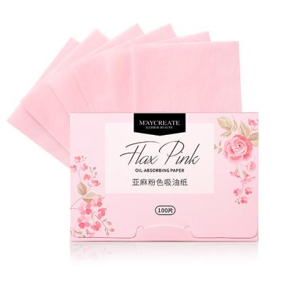 China Best Selling Eco-friendly Custom Facial Oil Absorb100pcs OEM/ODM Tissue Face Oil Blotter Makeup Absorbing Sheets for sale