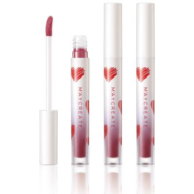 China Beautiful Color Matte Lip Gloss Fashion Lip Makeup Long Lasting Logo Moisturizing Lip Gloss Waterproof Makeup Factory Private Logo for sale