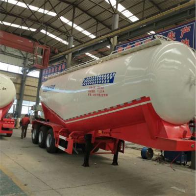 China V shape silo bulk cement tanker trailer 50ton for sale