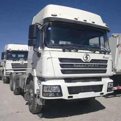 China Shacman 10 tires 6x4 tractor truck head for sale 420hp heavy tractor truck for sale