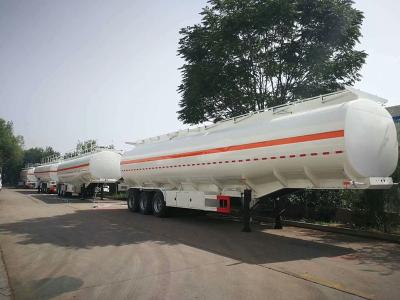 China 45m3 fuel transport tanker trailer oil tanker truck trailer price 3 axles for sale