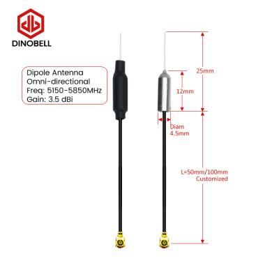 China Wifi/Bluetooth/FPV/UAV/Drone Omni Signal Receiver 5g Dipole Embedded Antenna 5.8ghz FPV Antenna Signal Receiver Antenna for sale