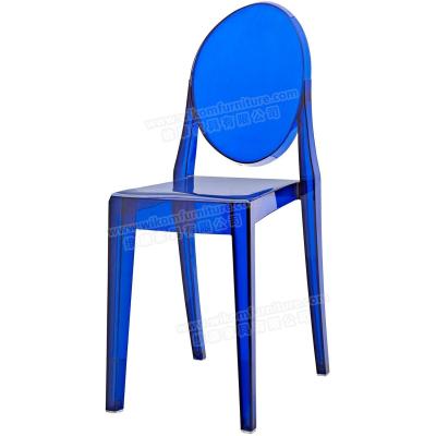 Κίνα Modern Pc001 Blue Ghost Chair For Dining Ghost Chairs Crystal Clear Transparent προς πώληση