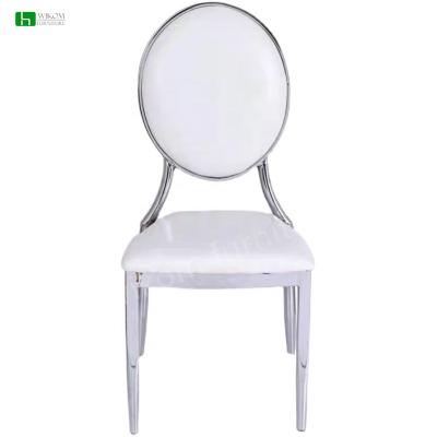 Cina Factory wholesale Stainless steel restaurant chair metal hotel wedding banquet chair in vendita