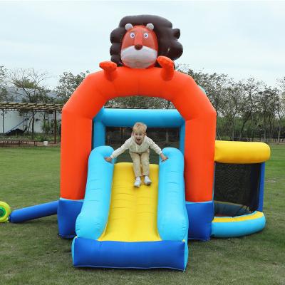 China Oxford Cloth Indoor Small Bouncy Castles , Outdoor Trampoline Children's Bouncers Bouncy Castles With Slide for sale