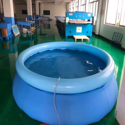 China PVC Garden Rectangular Metal Baths Swimming Large Family Outdoor Swimming Pool Metal Frame Above Ground Pool for sale