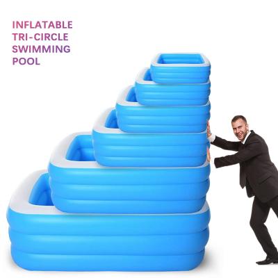 China Large Size Laminated Inflation Pool Inflatable Outdoor Ground Swimming for sale