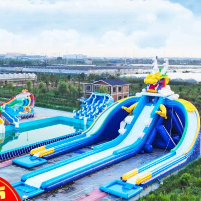 China Popular 2022 Water Proof Water Park Design Build One Stop Servise Inflatable Water Park for sale