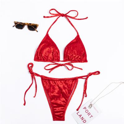 China New Plus Size Girls Bikini Swimwear, Sexy Bikini Set Two Piece Waist Women Bikini Top for sale